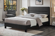 T2175 No Need for Box Spring GREY LEATHERETTE