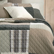 Theory Patchwork Quilt – 60% Cotton, 30% Polyester, 10% Wool Shell