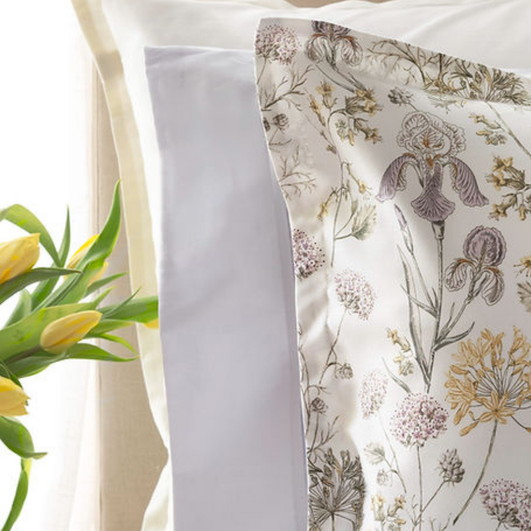 Mirabel Printed Sateen Duvet Cover – 100% Long-Staple Cotton | St Genève