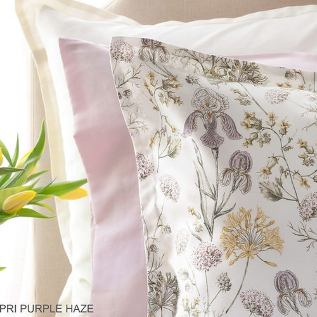 Mirabel Printed Sateen Duvet Cover – 100% Long-Staple Cotton | St Genève