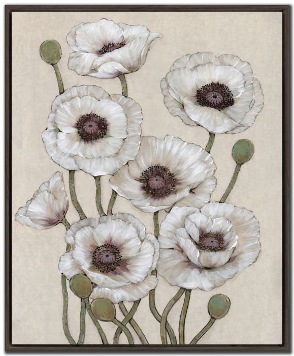 TALL WHITE POPPIES II