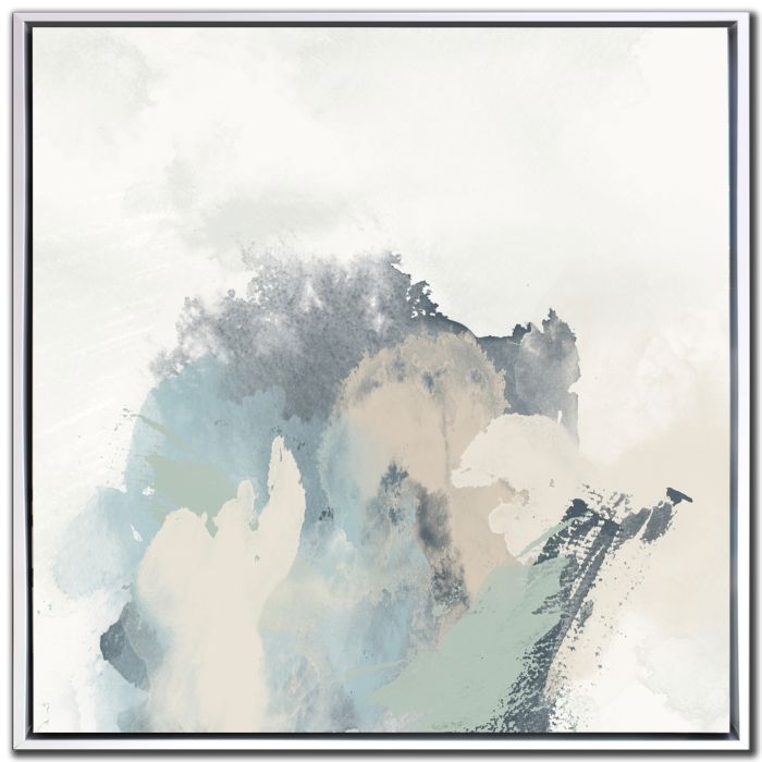 Muted Brushstrokes in Blue II
