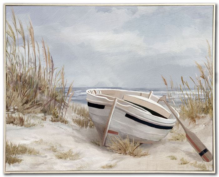 SKIFF ON THE BEACH