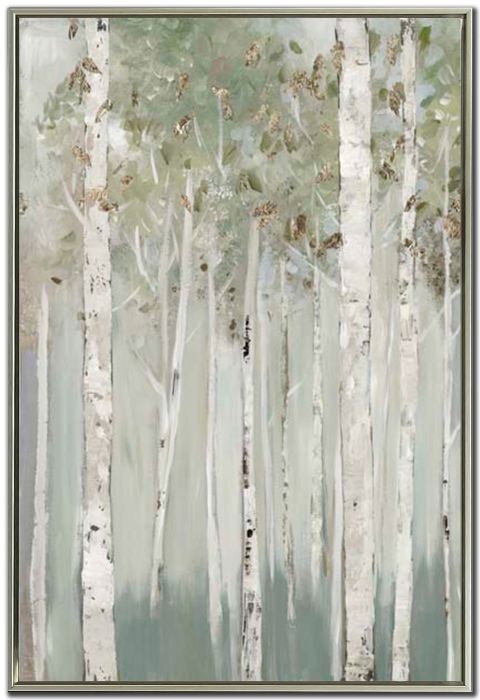 WHISPERING GREEN BIRCH FOREST I