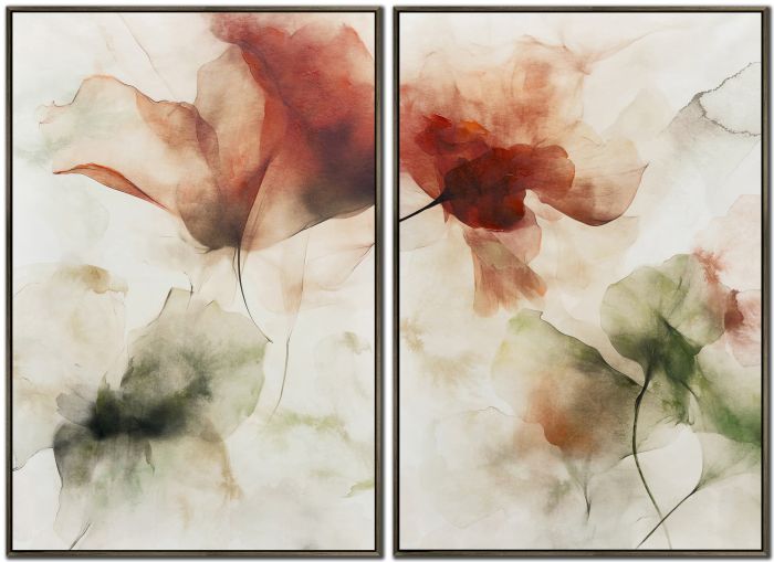 Faded Petals Set of 2