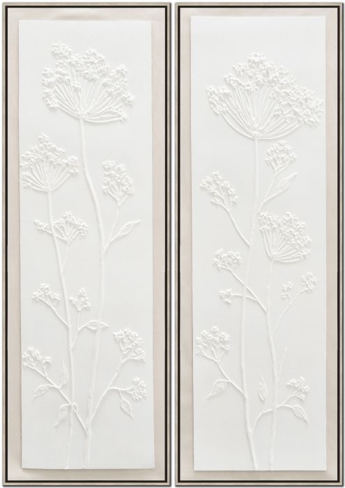 White Flora Set of 2