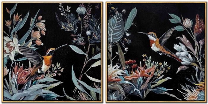 HUMMINGBIRD GARDEN SET OF 2