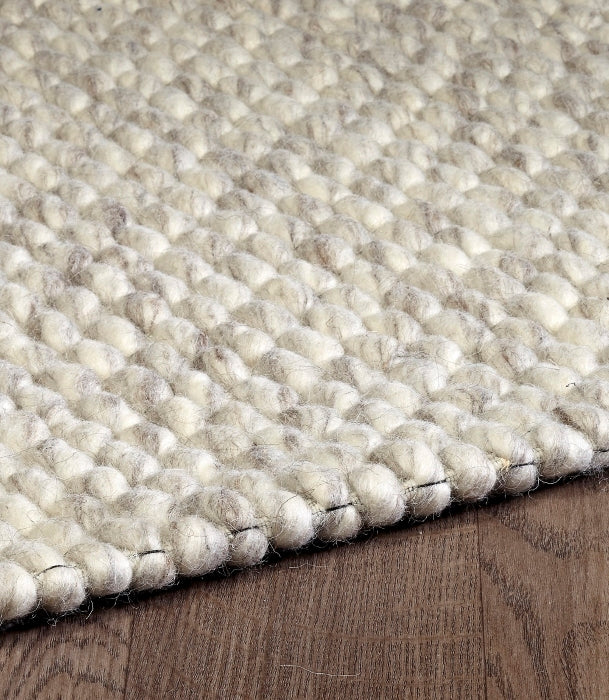 Chinook Handmade Wool Ivory Rug CHIN-08-IVORY