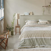 Arugula Striped Duvet Cover Set – 100% Cotton