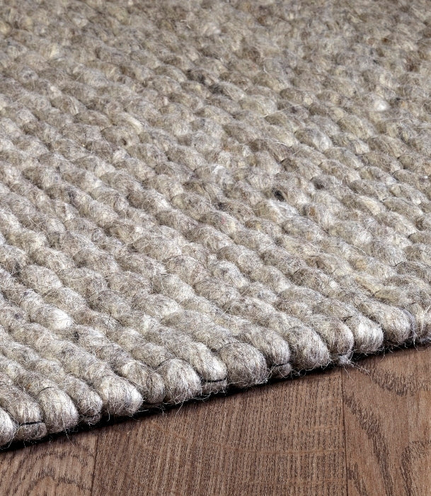 Chinook Handmade Wool Grey Rug CHIN-03-GREY