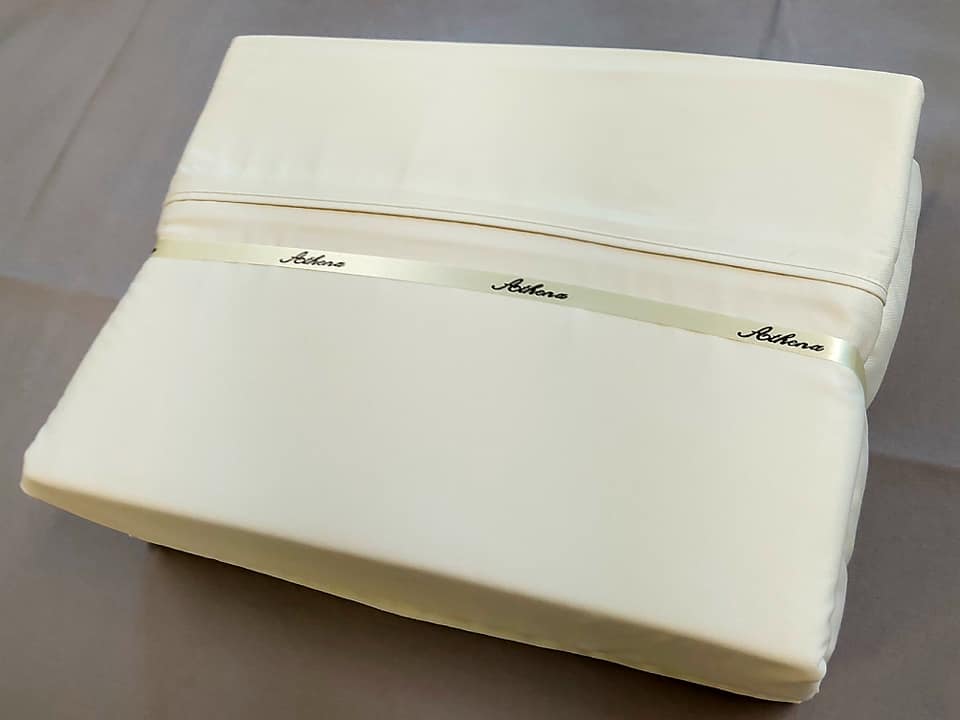 Athena 100% Bamboo Cozy Duvet Cover Set in Cream - sustainable breathable fabric