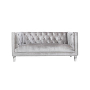 BARCELONA Loveseat GREY VELVET