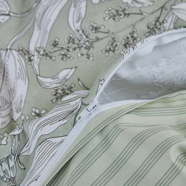 Byron Duvet Cover Set with Pillowcases – 300TC Combed Cotton Sateen, All Sizes Available