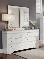 Pompei (White) D/M Dresser
