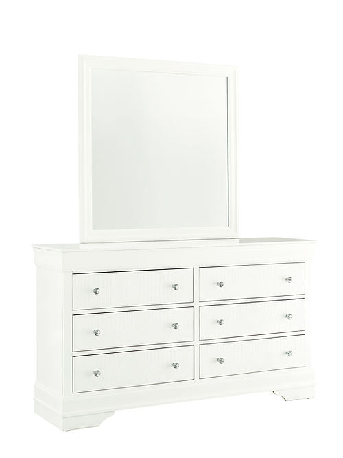 Pompei (White) D/M Dresser