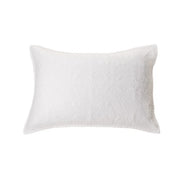 Carmen Quilt Pillow Sham 20x30 – 100% Cotton White Piqué