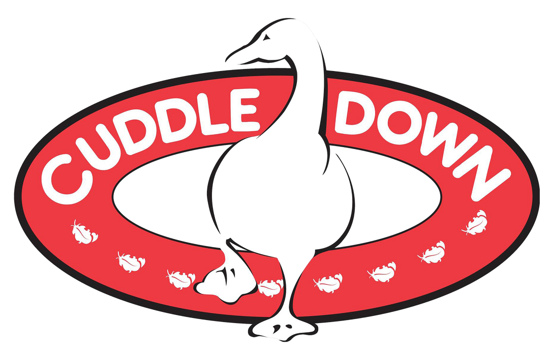 Cuddledown logo — premium Canadian bedding brand at Bed & Bath Home Decor