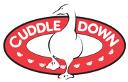 Cuddledown logo — premium Canadian bedding brand at Bed & Bath Home Decor