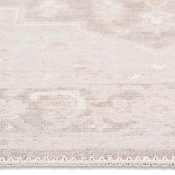 Aura Washable Spill Proof Beige Gold Area Rug AUR-1472