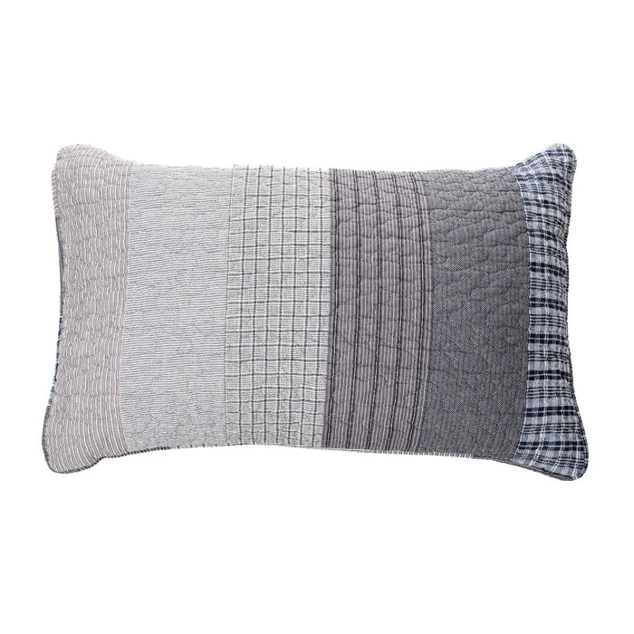 Edward Striped Reversible Quilt – 100% Cotton Outer Shell