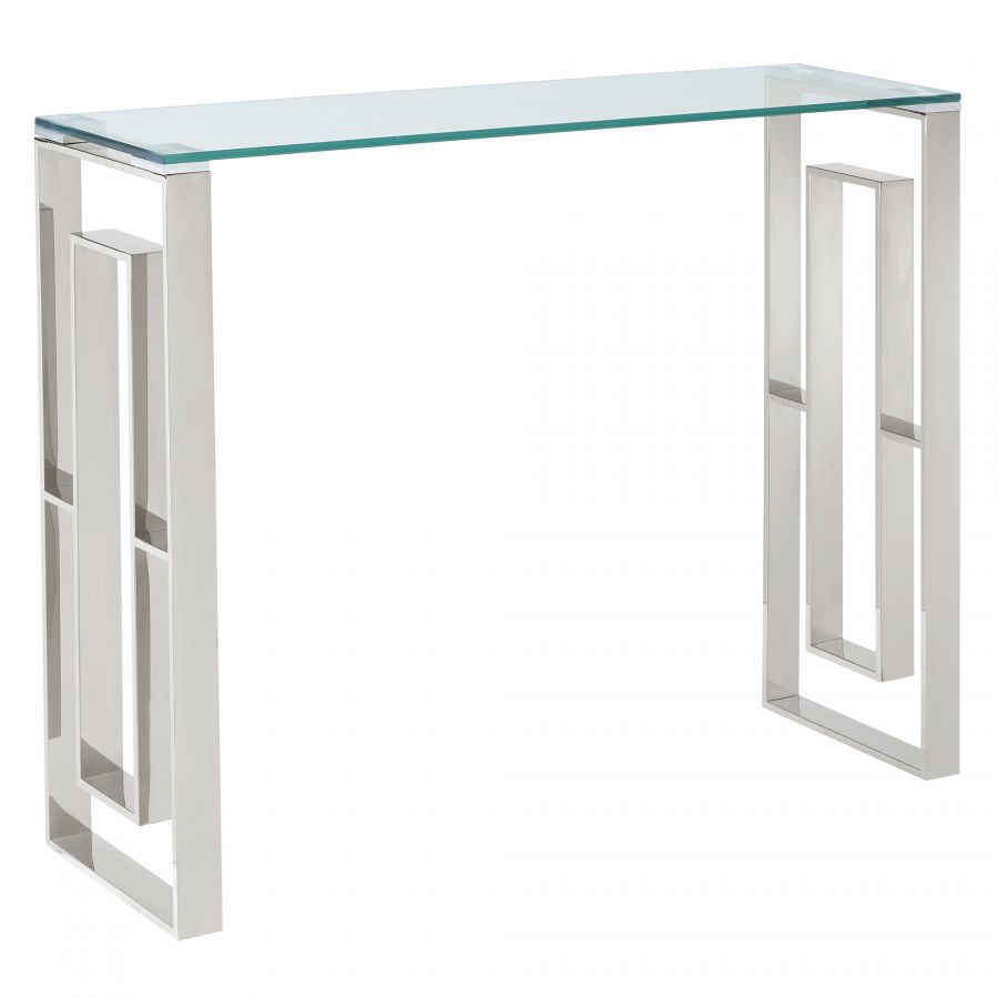 Eros Console/Desk in Silver