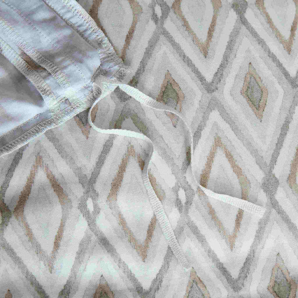 Facet Duvet Cover Set 300 thread count combed cotton