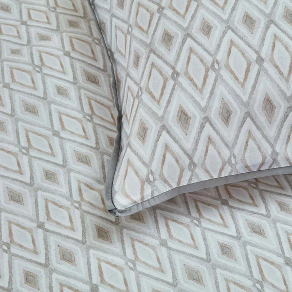 Facet Duvet Cover Set 300 thread count combed cotton