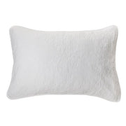 Flower White Stitched Quilt – 100% Cotton