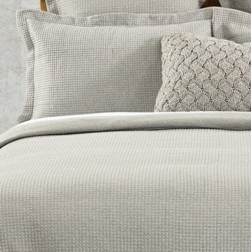 Rustic jersey  quilted duvet cover – 35% Cotton, 65% Polyester