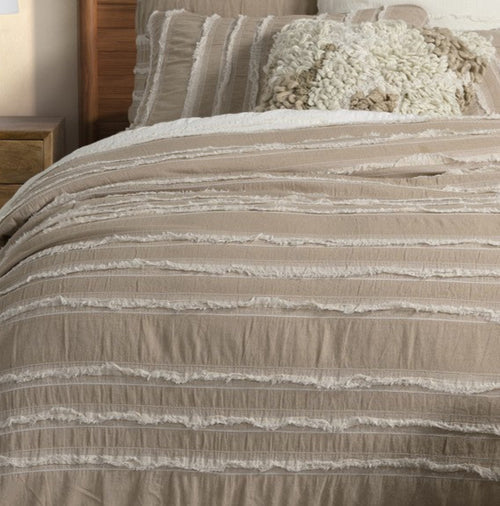 Relax Taupe Duvet Cover Set – 100% Cotton