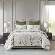 Laurel Duvet Cover Set 300 thread count combed cotton
