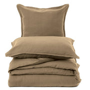 LIN TAN LINEN DUVET COVER