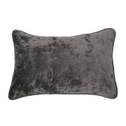 Lounge Solid Grey Charcoal Velvet Quilt – 100% Polyester Velvet
