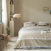 Mocktail Striped Duvet Cover Set – 100% Cotton