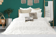 Riad Duvet Cover – Cotton Yarn-Dyed, Pre-Washed