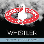 Whistler White Goose Down Duvet – 575 Loft, 300 Thread Count, by Cuddle Down