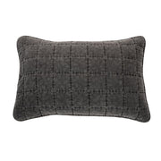 Sweet Charcoal Stitched Quilt – 100% Stone-Washed Cotton Exterior