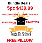Back to School 5-Piece Bedding Bundle – Only $139.99 includes FREE pillow