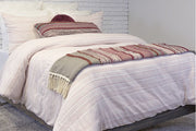 Yura Duvet Cover Set – 100% Cotton Yarn-Dyed